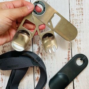 WMF 3-Piece Nomad Traveling Cutlery Set w/ Lanyard (Grey)